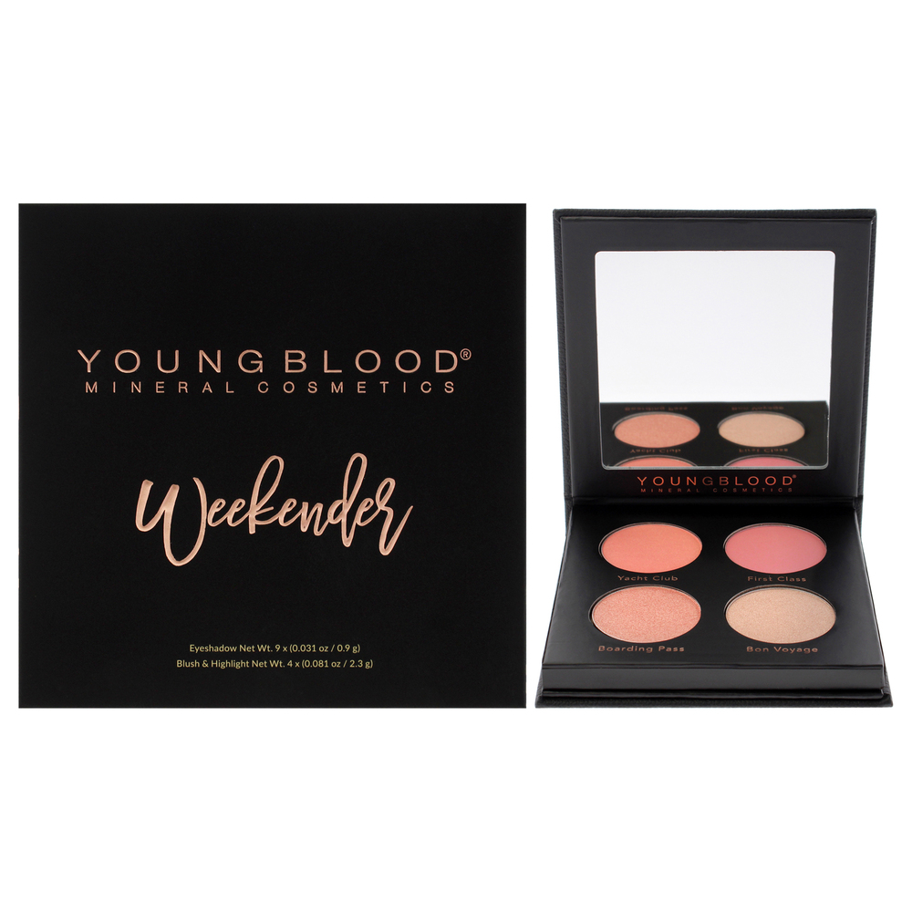 Weekender Palette by Youngblood for Women - 1 Pc Makeup
